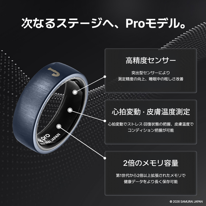【予約販売】侍ジャパンｘb.ring コラボレーション スマートリング Pro