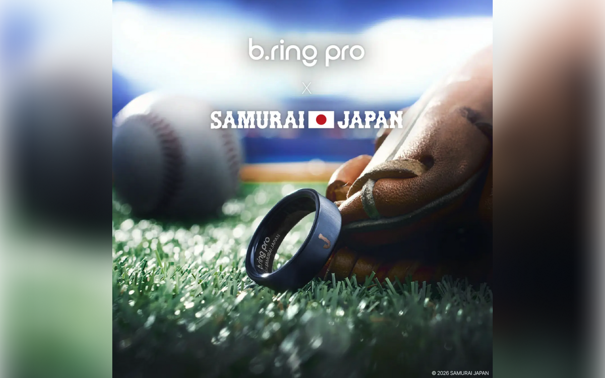 野球日本代表「侍ジャパン」コラボ 初のスマートリング『侍ジャパン×b.ring』を2月27日より発売