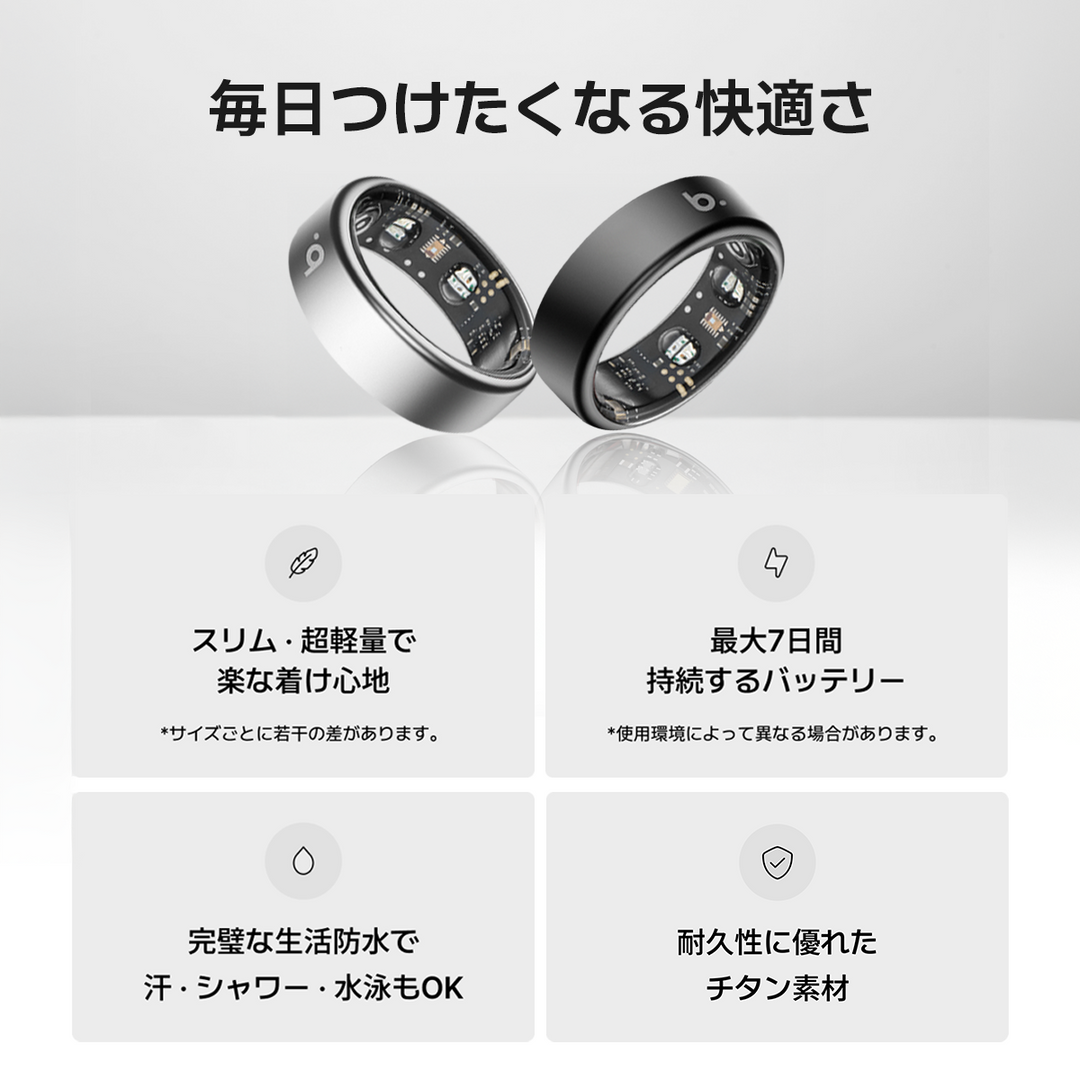 b.ring スマートリング G2 チタン