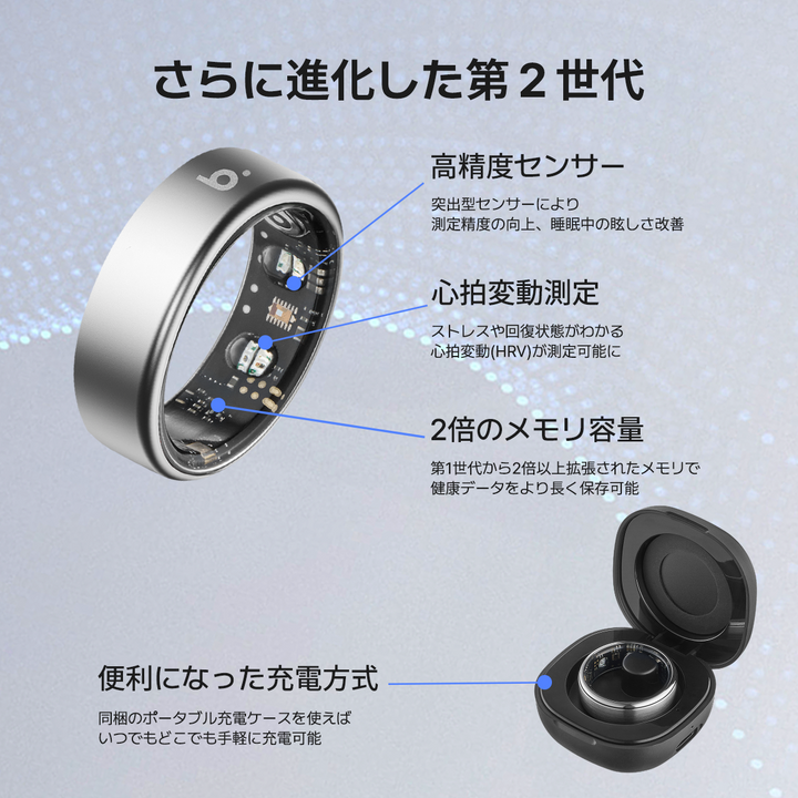 b.ring スマートリング G2 チタン