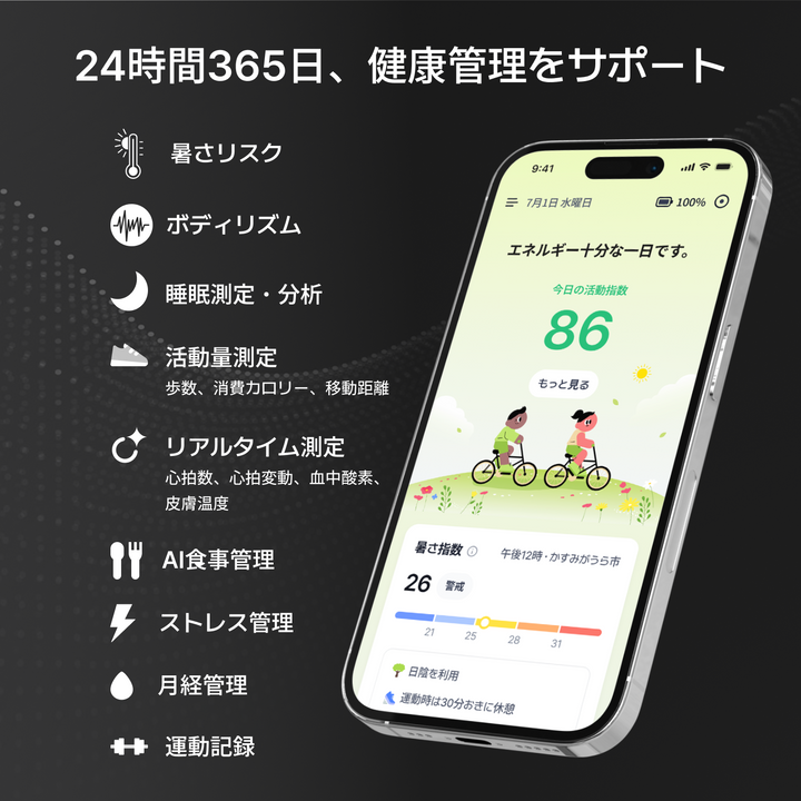 b.ring Pro スマートリング Proモデル チタン