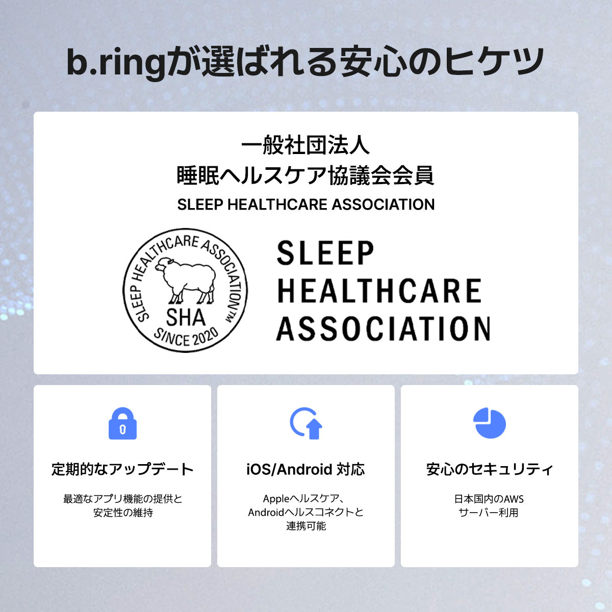 b.ring スマートリング G2 ステンレススチール | b.ring