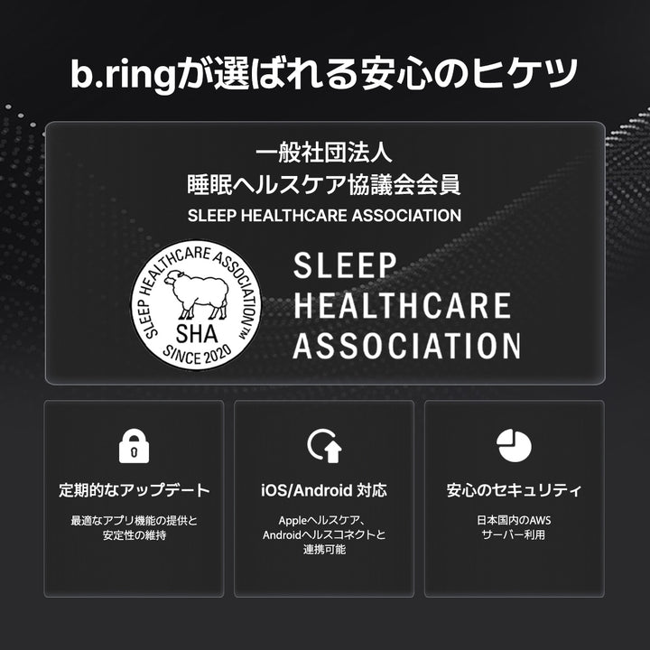 b.ring Pro スマートリング Proモデル チタン