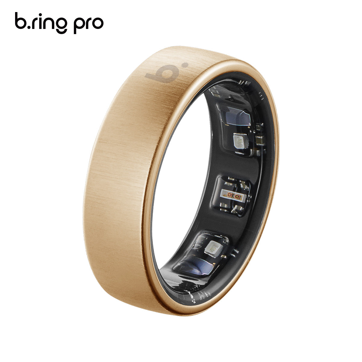 b.ring PRO ローズゴールド 9サイズ b.ring Pro スマートリング Proモデル チタン | b.ring